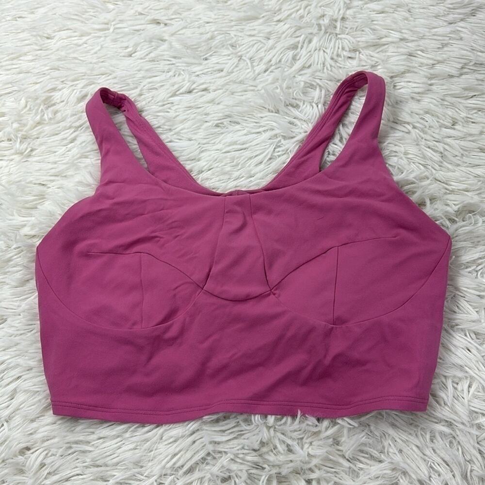 Lululemon Nulu Front-Darting Yoga Bra *Light Support, B/C Cup Pink Blossom